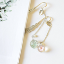Feather and Flower Pendant Bookmark