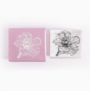 Flower Garden Rubber Stamp - Iris