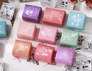 Flower Garden Rubber Stamp - Iris