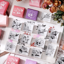 Flower Garden Rubber Stamp - Cosmos