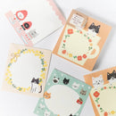 Furukawashiko 4 Designs Memo Pad - Cat