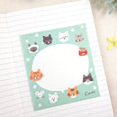 Furukawashiko 4 Designs Memo Pad - Cat