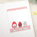 Furukawashiko 4 Designs Memo Pad - Cat