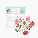 Furukawashiko Flake Stickers - Strawberries