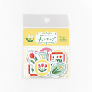 Furukawashiko Flake Stickers - Tulips
