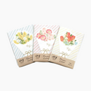 Furukawashiko Flower Bouquet Greeting Card - Cherry Blossom - Set Of 8