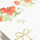 Furukawashiko Flower Bouquet Greeting Card - Tulips - Set Of 8