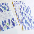 Furukawashiko Japanese Style Message Card Set - Lavender
