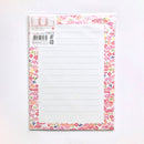 Furukawashiko Letter Set - Red Flowers