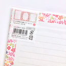 Furukawashiko Letter Set - Red Flowers