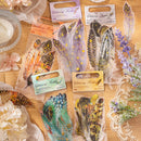 Glistening Feather Stickers