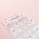Paperian Cherry Blossom 30 Days Goal Tracker - 12 Sheets