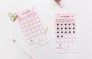 Paperian Cherry Blossom 30 Days Goal Tracker - 12 Sheets