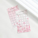 Paperian Cherry Blossom 30 Days Goal Tracker - 12 Sheets