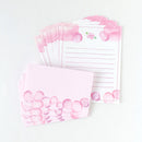 Green Flash Watercolor Letter Set - Blossom