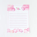 Green Flash Watercolor Letter Set - Blossom