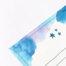 Green Flash Watercolor Letter Set - Starry Night