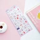 Nekoni Animals Love Food Stickers