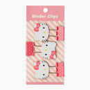 Sanrio Hello Kitty Binder Clips - Set of 3