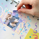 Iconic Confetti Hologram Stickers
