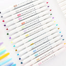 Zebra Mildliner Double Sided Highlighters - 5 Rare Color Set