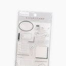Kamio Daily Deco Clear Stamp - Journal