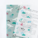 Kohaku A5 Clear Folder - 3 Pockets - Polar Animals