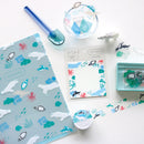 Kohaku A5 Clear Folder - 3 Pockets - Polar Animals