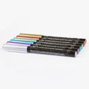 Kuretake ZIG Fudebiyori Metallic Brush Pen - 6 Color Set