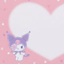 Kuromi Greeting Card With Envelope & Stickers
