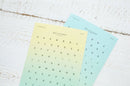 Livework ABC Ombre Color Stickers - Alphabet