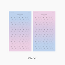 Livework ABC Ombre Color Stickers - Alphabet