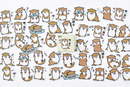 Lovely Sea Otter Paper Stickers