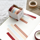 Macaron Color Washi Tape Set - Natural Colors (9 Types)