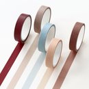 Macaron Color Washi Tape Set - Natural Colors (9 Types)
