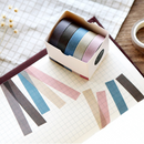 Macaron Color Washi Tape Set - Natural Colors (9 Types)