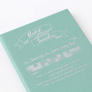 Midori Diary Habit Tracker - Blue Green