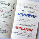 Midori Diary Habit Tracker - Blue Green