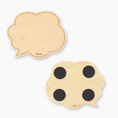 Midori Magnetic Wooden Whiteboard - Speaking Bubble