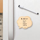 Midori Magnetic Wooden Whiteboard - Speaking Bubble
