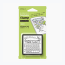 Midori Paintable Stamp - Pre-Inked - Habit Tracker
