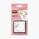 Midori Paintable Stamp - Pre-Inked - Cat