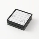 Midori Paintable Stamp - Pre-Inked - Lined