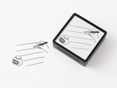 Midori Paintable Stamp - Pre-Inked - Note