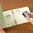 Midori Paintable Stamp - Pre-Inked - Reading List