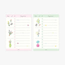 Midori To-Do List Memo Pad - Dried Flowers