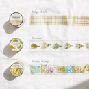 Mind Wave Clear Masking Tape - Bouquet