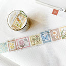 Mind Wave Clear Masking Tape - Flower Stamp