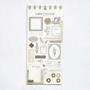 Mind Wave Collage Libre Papier Stickers
