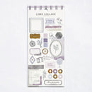 Mind Wave Collage Libre Papier Stickers